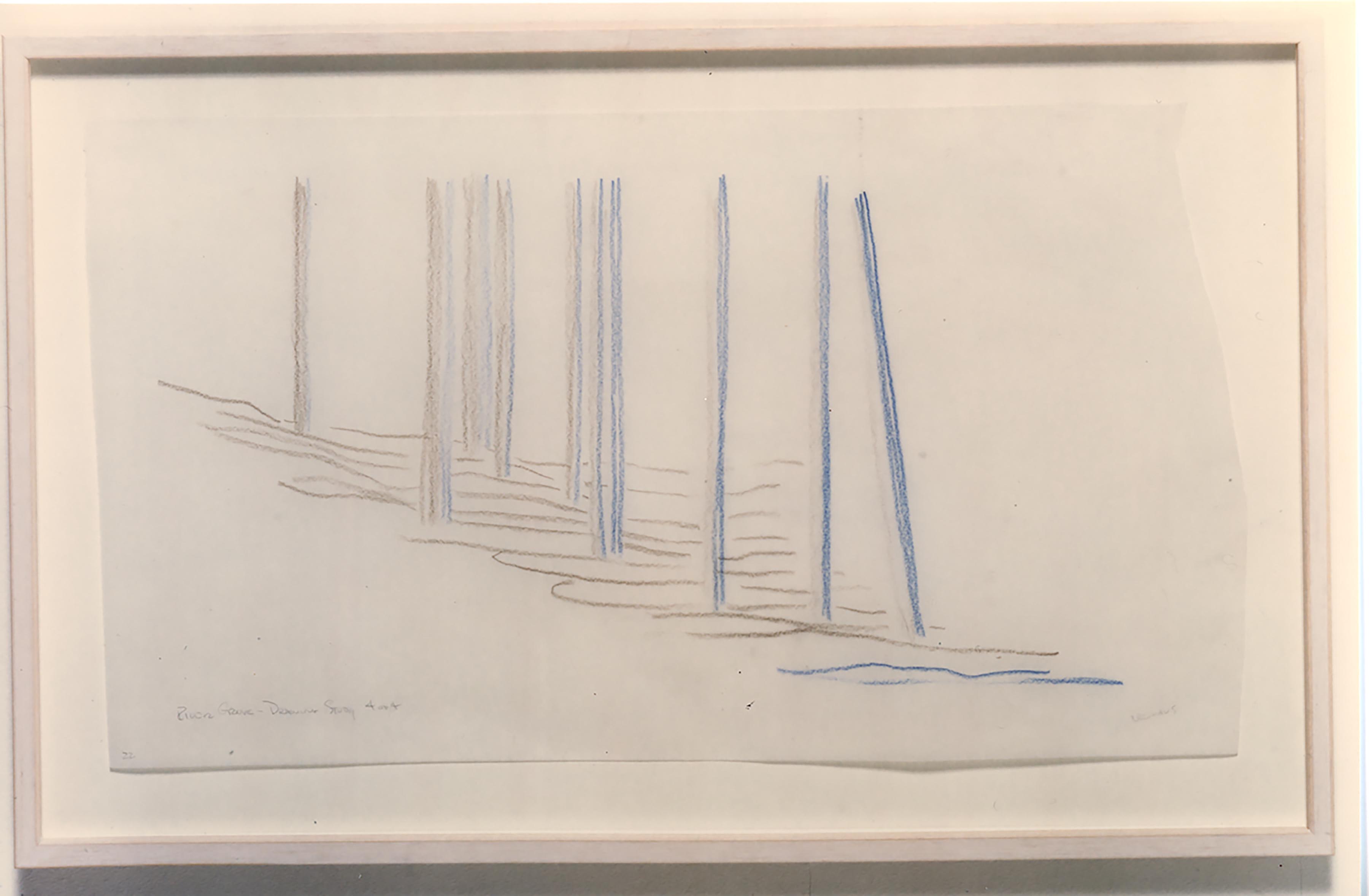 Max Neuhaus, Study for the drawing u0027River Groveu0027